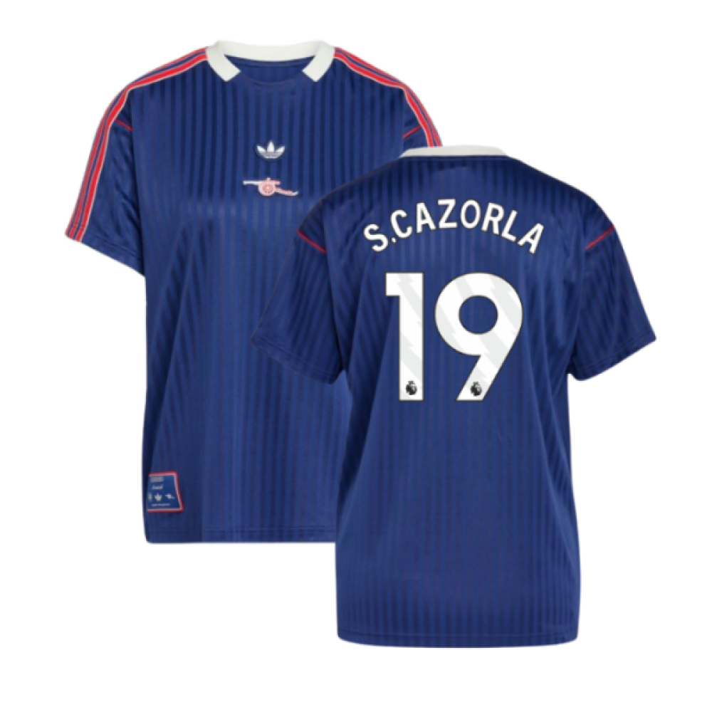 Arsenal Terrace Icons Shirt (Navy) (S.Cazorla 19)