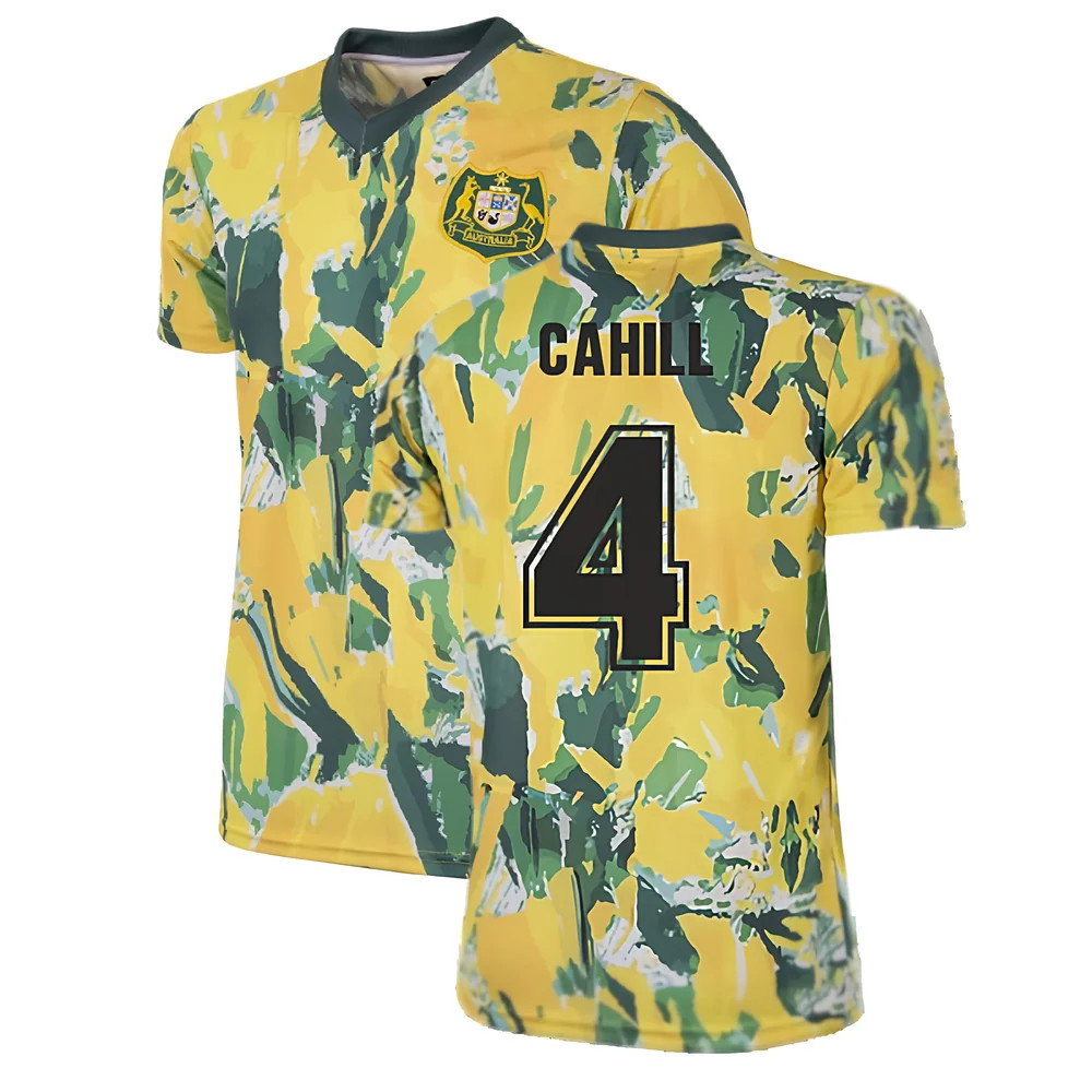 Australia 1990 - 93 Retro Football Shirt (CAHILL 4)