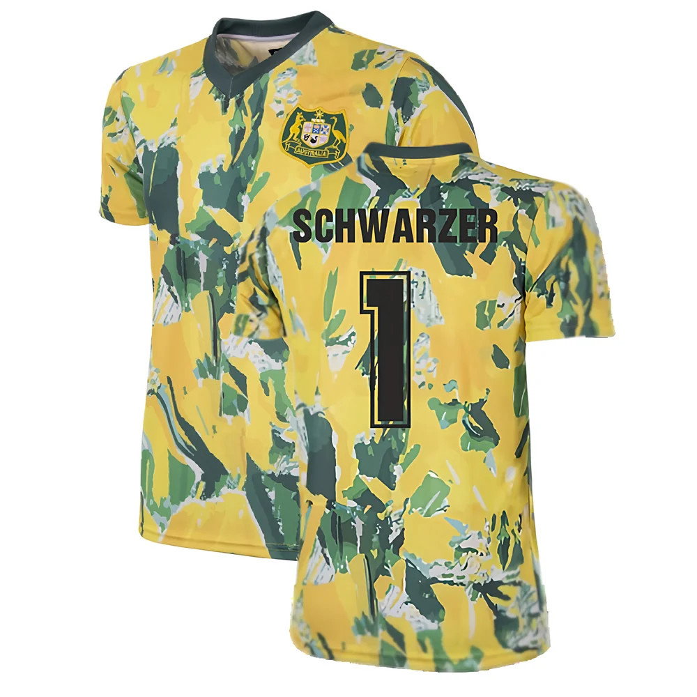 Australia 1990 - 93 Retro Football Shirt (SCHWARZER 1)