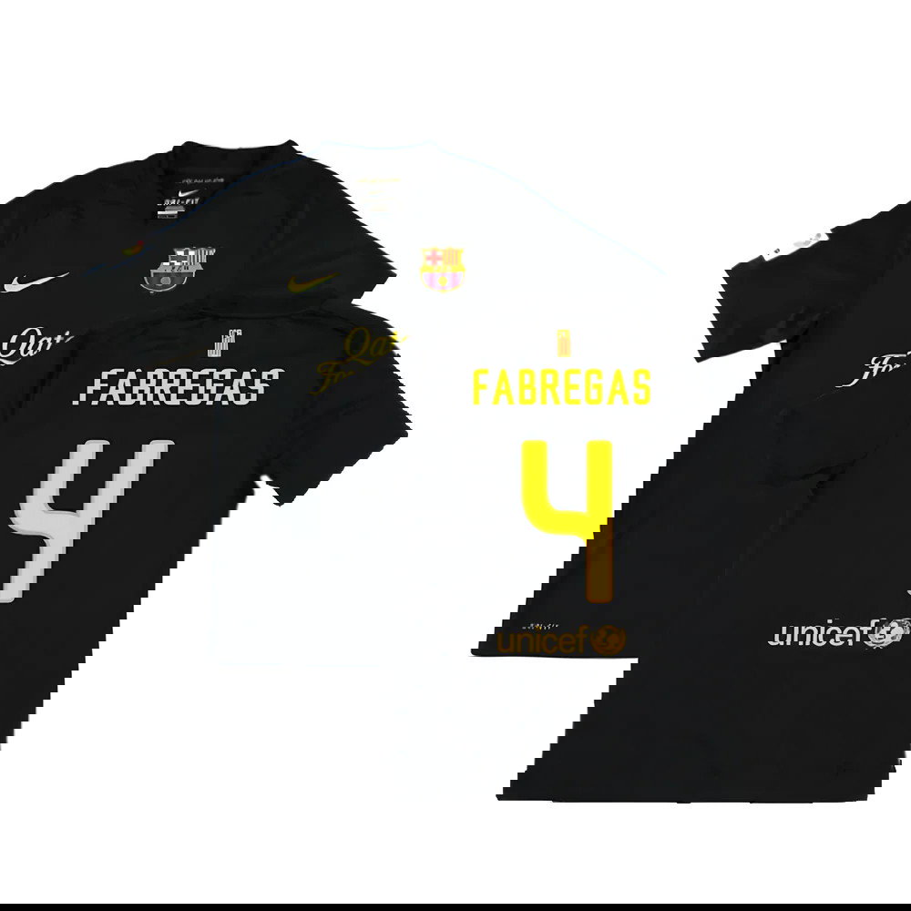Barcelona 2011-12 Away Shirt (Very Good) (Fabregas 4)
