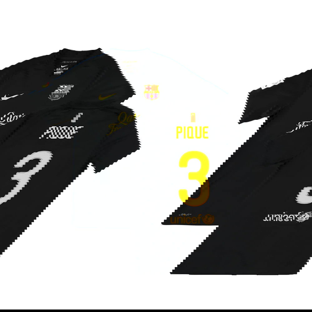 Barcelona 2011-12 Away Shirt (Very Good) (Pique 3)