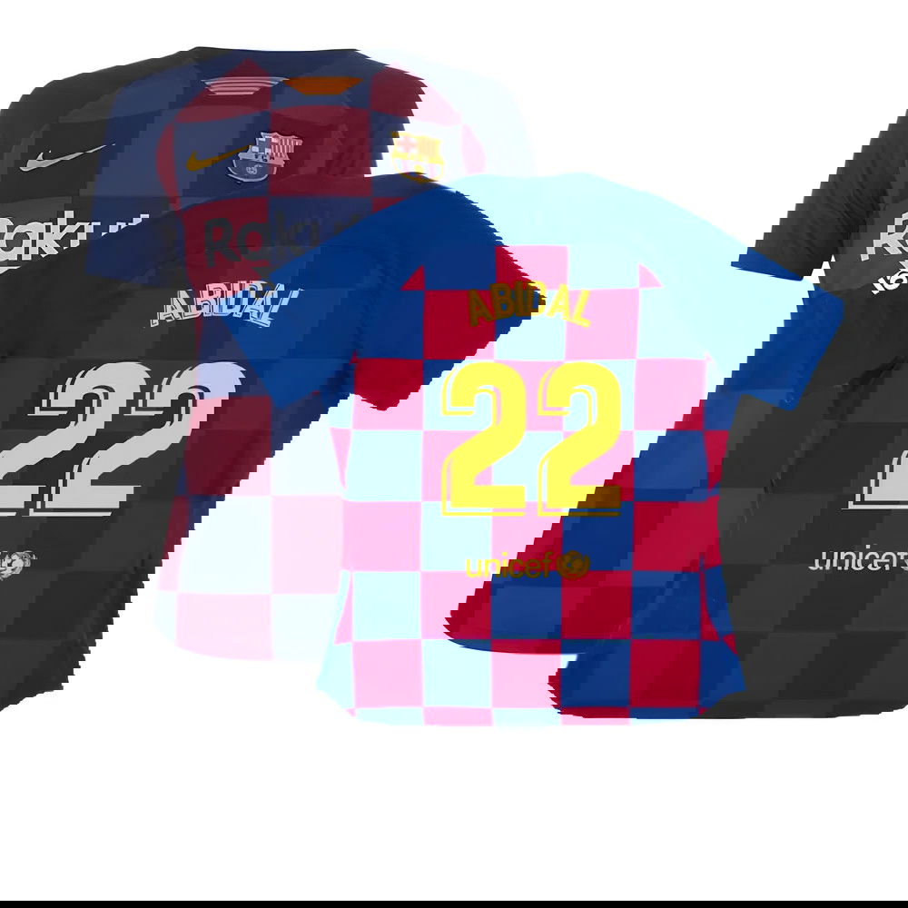 Barcelona 2019-20 Womens Home Shirt (Vaporkit) ((Excellent) S) (ABIDAL 22)