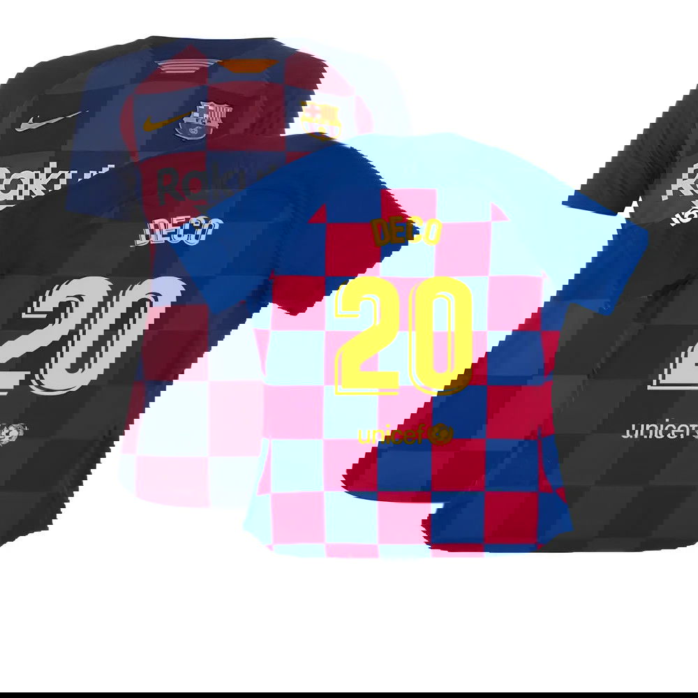 Barcelona 2019-20 Womens Home Shirt (Vaporkit) ((Excellent) S) (DECO 20)