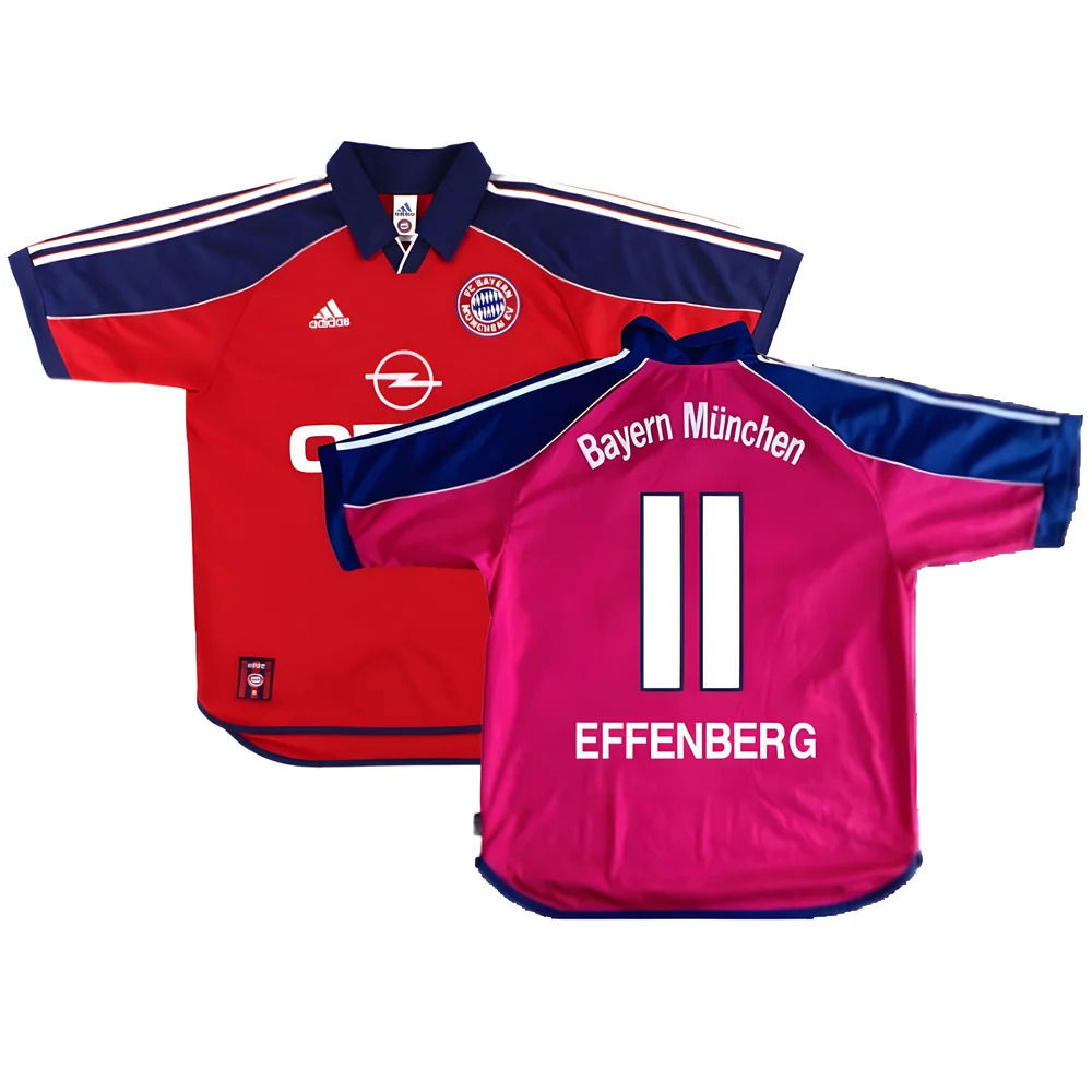 Bayern Munich 1999-01 Home Shirt ((Excellent) S) (Effenberg 11)
