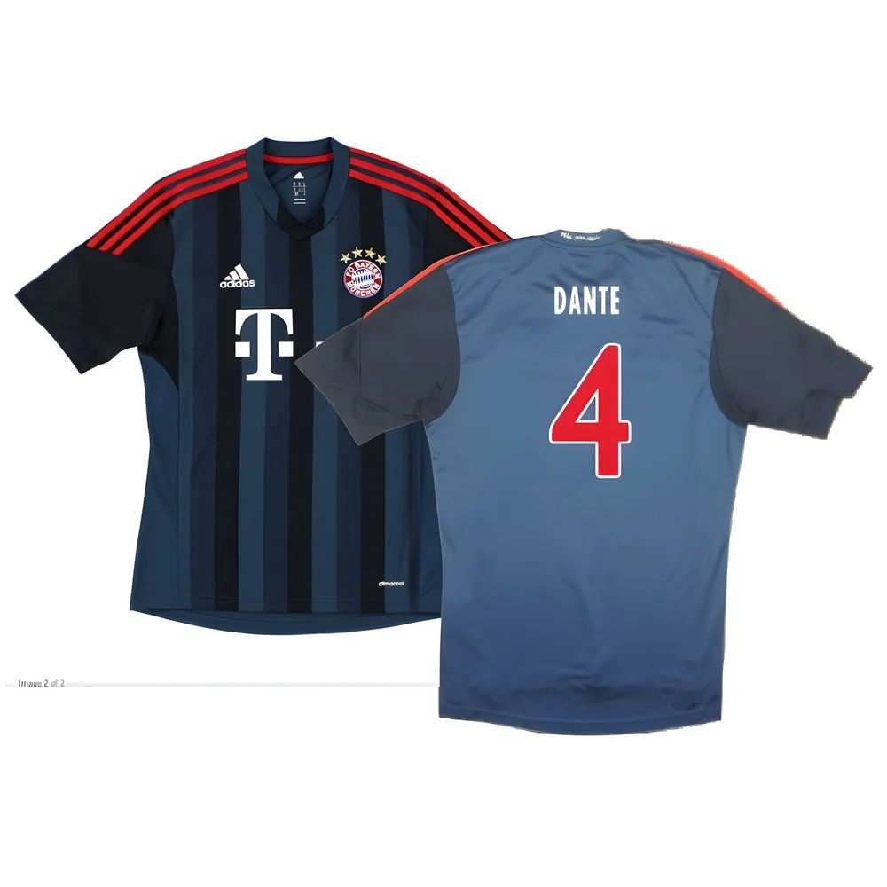 Bayern Munich 2013-14 Third Shirt ((Excellent) S) (Dante 4)