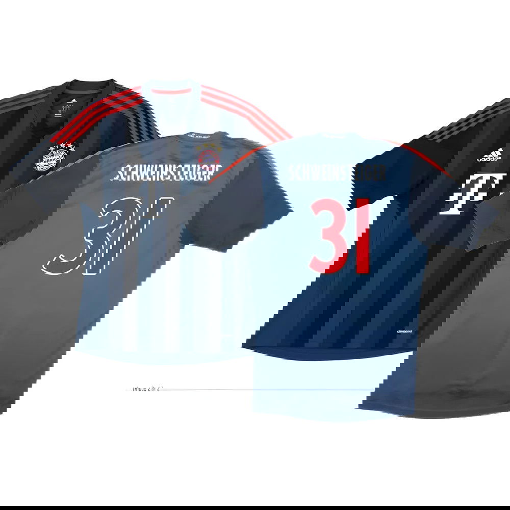 Bayern Munich 2013-14 Third Shirt ((Excellent) S) (Schweinsteiger 31)