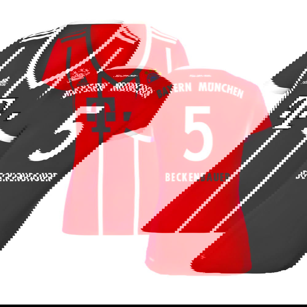 Bayern Munich 2017-18 Womens Home Shirt (XL) ((Excellent) XL) (Beckenbauer 5)