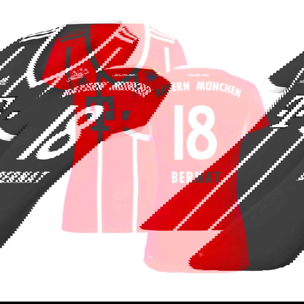 Bayern Munich 2017-18 Womens Home Shirt (XL) ((Excellent) XL) (Bernat 18)