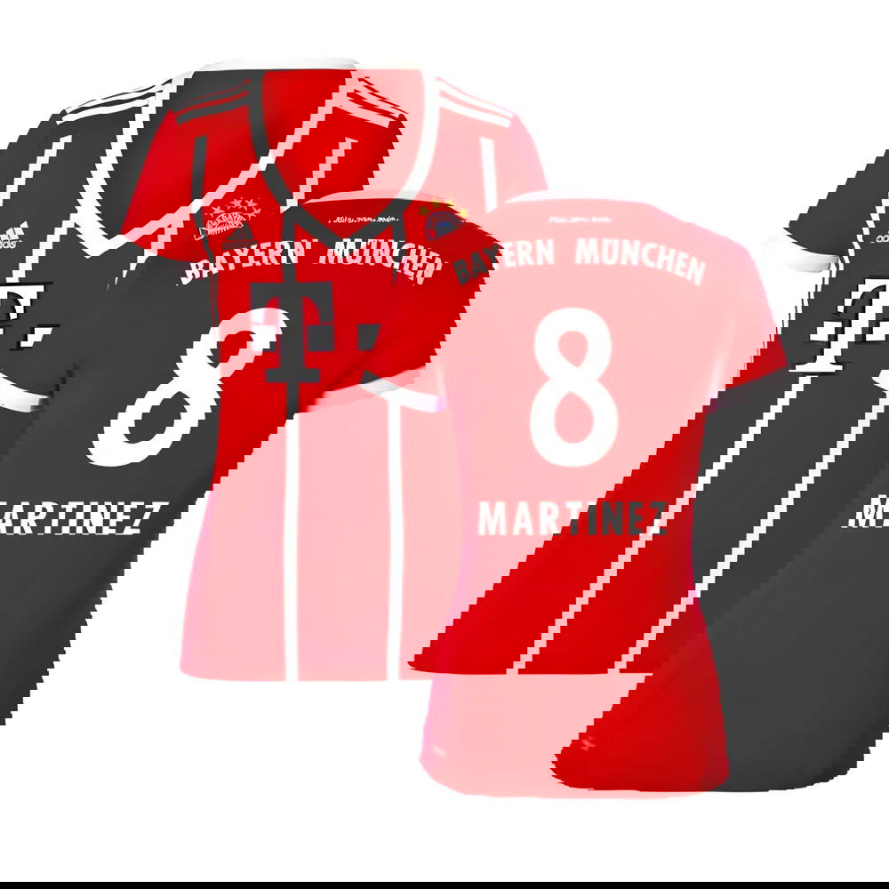 Bayern Munich 2017-18 Womens Home Shirt (XL) ((Excellent) XL) (Martinez 8)