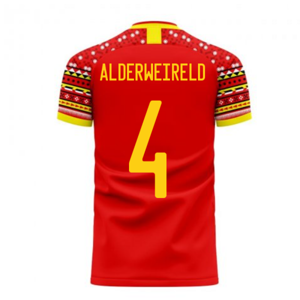 Belgium 2025-2026 Home Concept Football Kit (Libero) (ALDERWEIRELD 4)