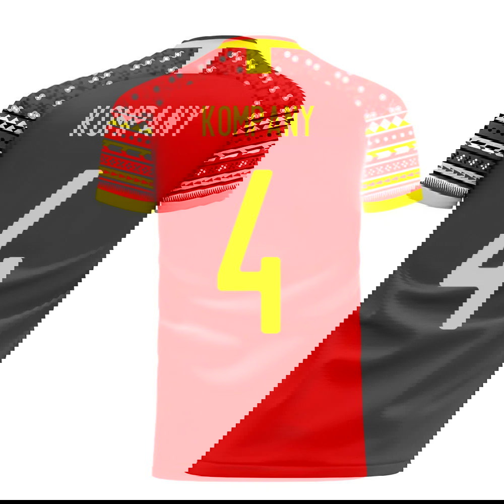 Belgium 2025-2026 Home Concept Football Kit (Libero) (KOMPANY 4)