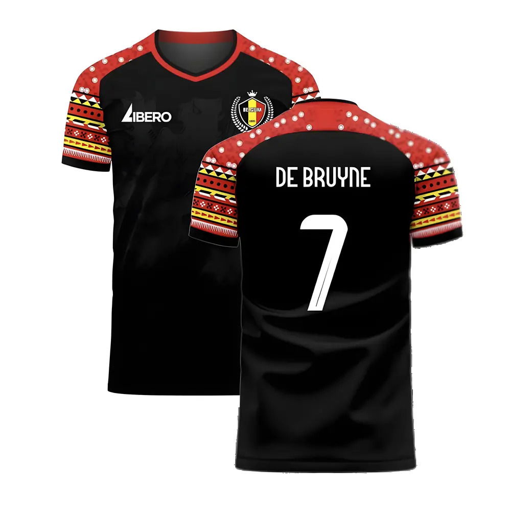 Belgium 2024-2025 Away Concept Football Kit (Libero) (7-8y) (BNWT) (De Bruyne 7)