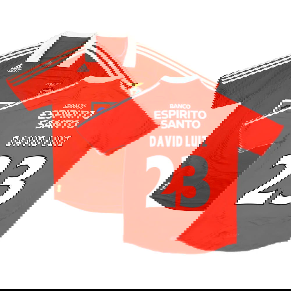 Benfica 2007-2008 Home Shirt ((Very Good) S) (David Luiz 23)