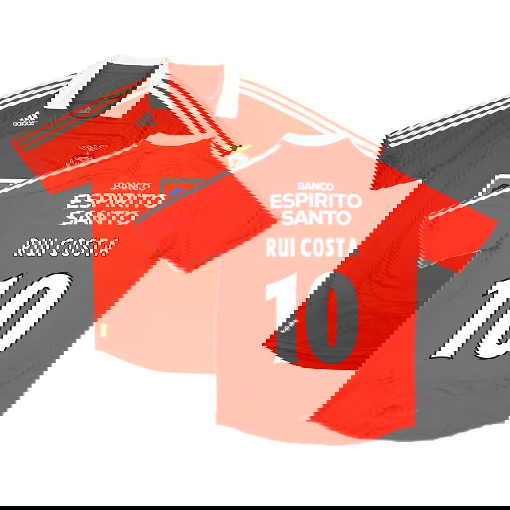 Benfica 2007-2008 Home Shirt ((Very Good) S) (RUI COSTA 10)