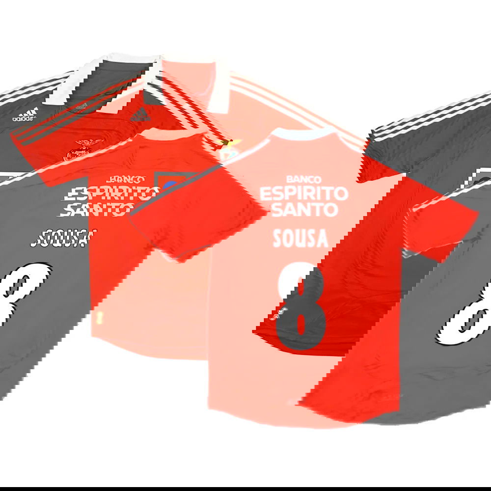 Benfica 2007-2008 Home Shirt ((Very Good) S) (SOUSA 8)