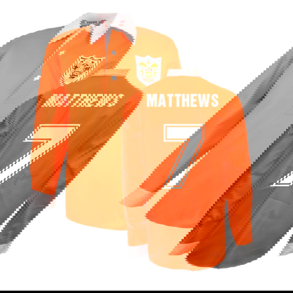 Blackpool 1953 FA Cup Final Retro Football Shirt (Matthews 7)