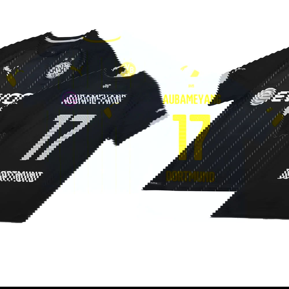 Borussia Dortmund 2014-16 Away Shirt ((Excellent) S) (Aubameyang 17)
