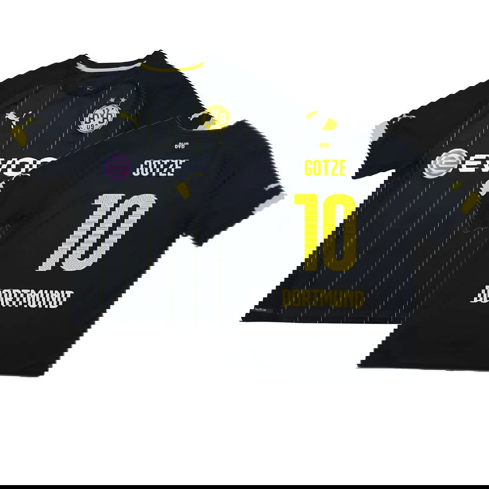 Borussia Dortmund 2014-16 Away Shirt ((Excellent) S) (Gotze 10)