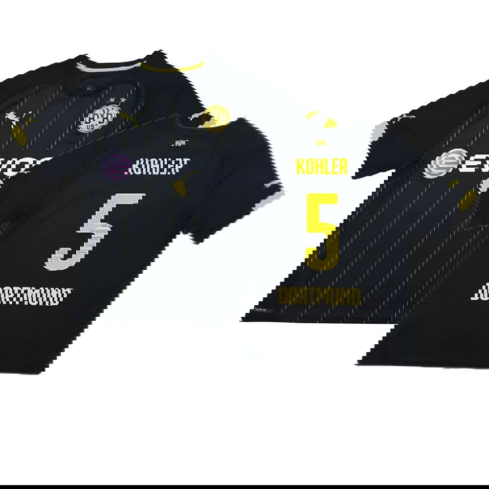 Borussia Dortmund 2014-16 Away Shirt ((Very Good) S) (Kohler 5)