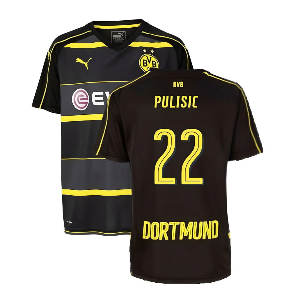 Borussia Dortmund 2016-17 Away Shirt ((Mint) XXLB) (Pulisic 22)