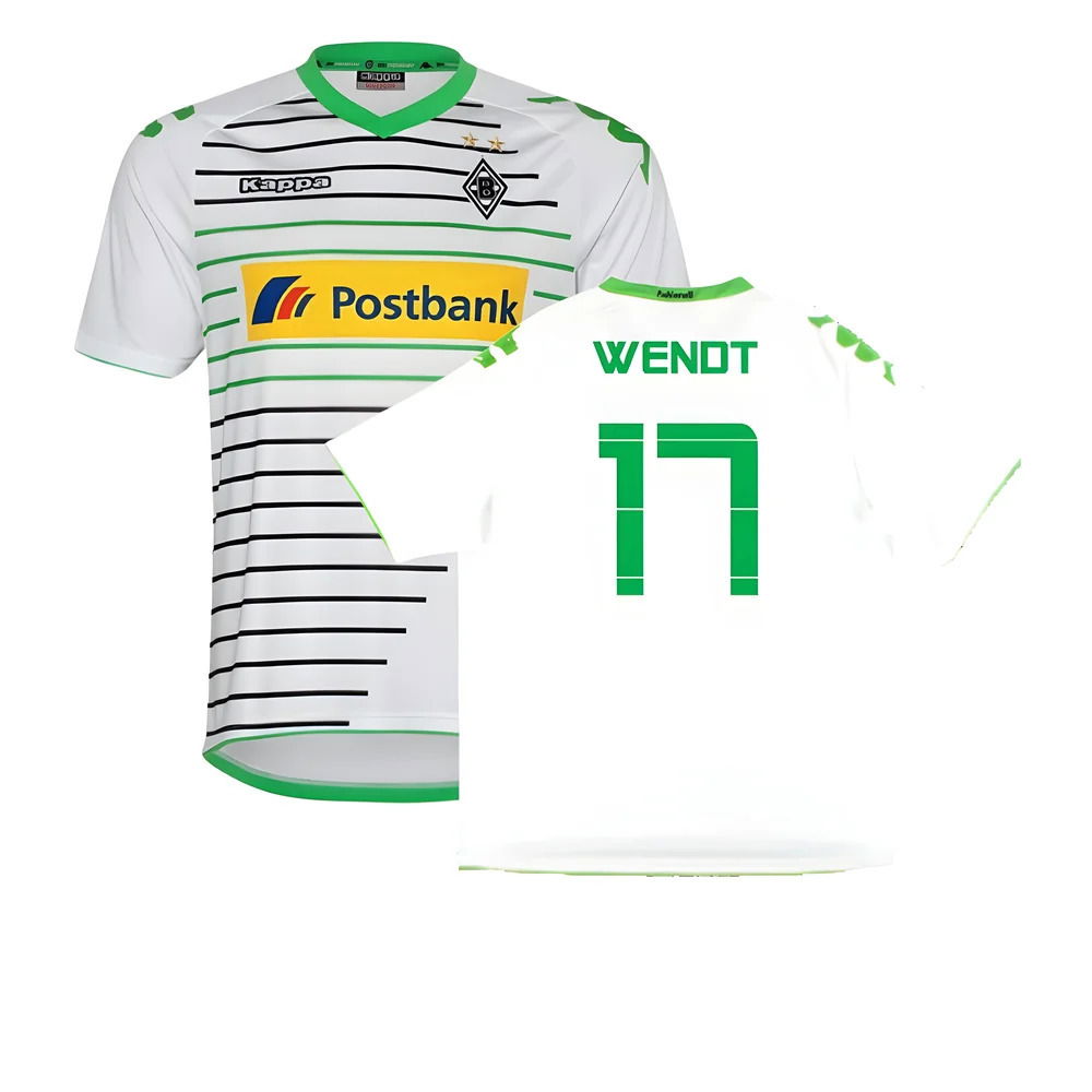 Borussia Monchengladbach 2013-14 Home Shirt ((Excellent) XXL) (Wendt 17)