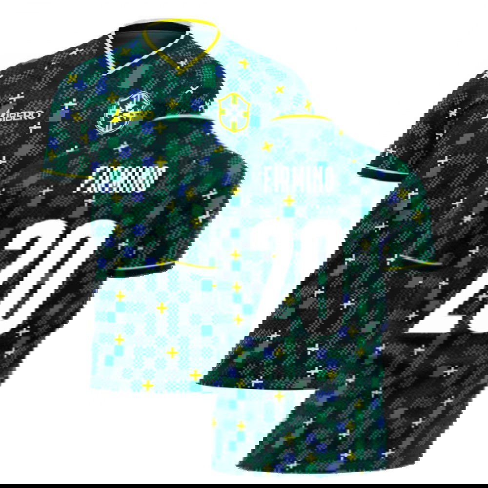  Brazil 2025-2026 Third Concept Football Kit (Libero) (FIRMINO 20)