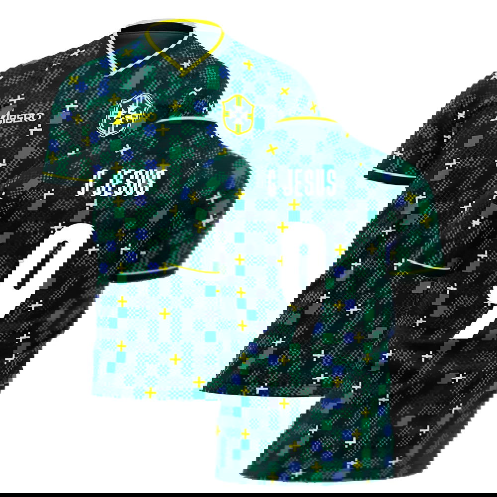  Brazil 2025-2026 Third Concept Football Kit (Libero) (G JESUS 9)