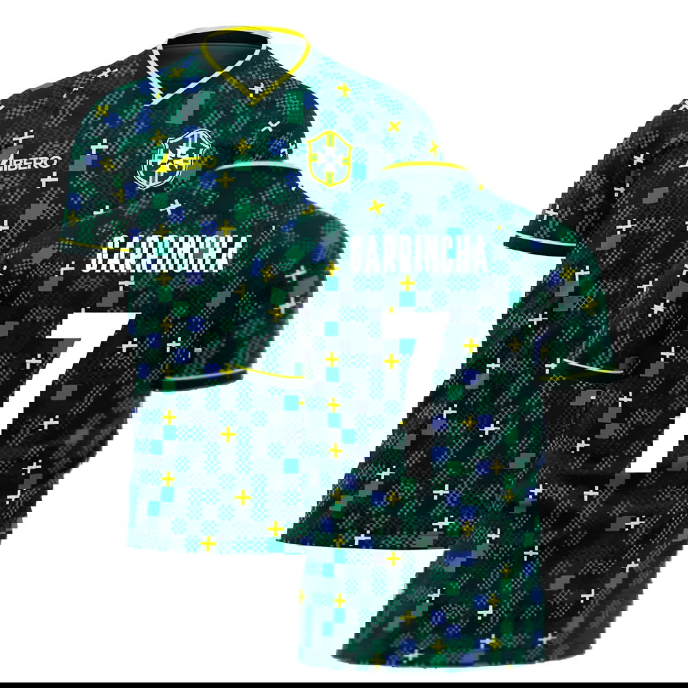  Brazil 2025-2026 Third Concept Football Kit (Libero) (GARRINCHA 7)