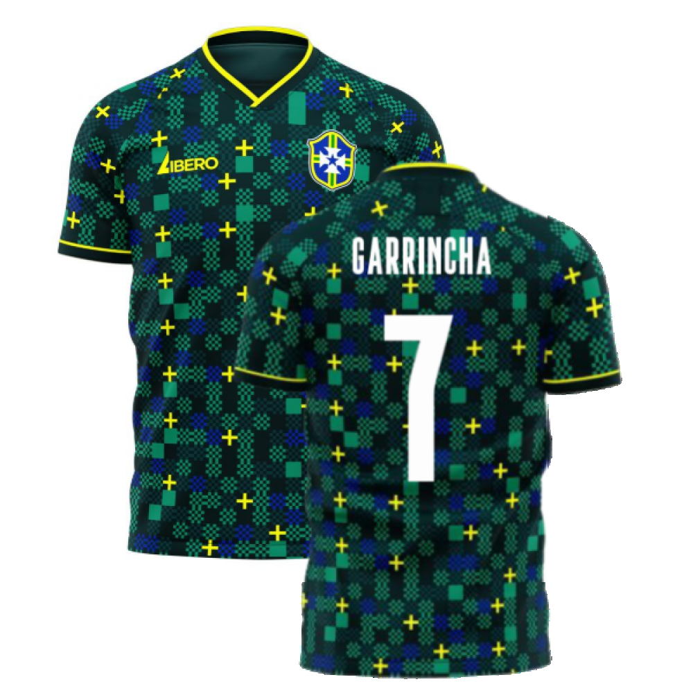  Brazil 2025-2026 Third Concept Football Kit (Libero) (GARRINCHA 7)