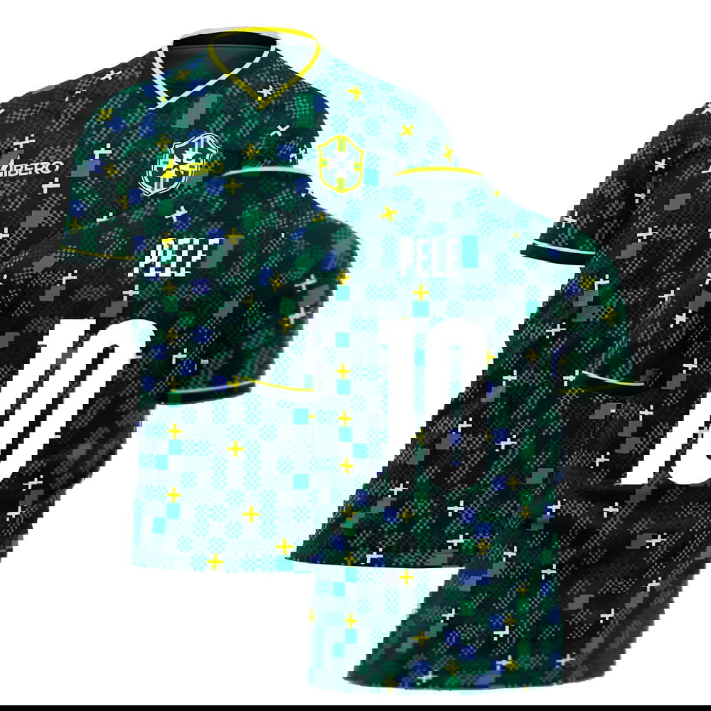  Brazil 2025-2026 Third Concept Football Kit (Libero) (PELE 10)