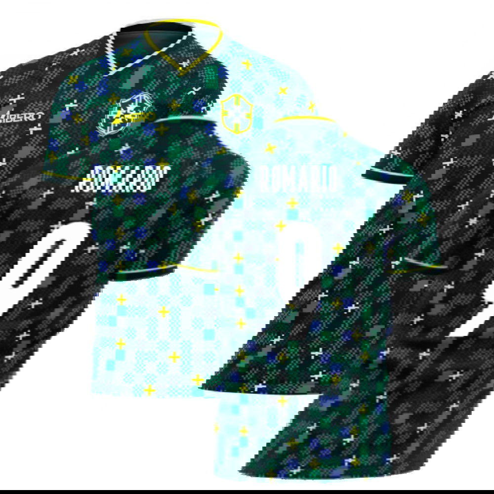  Brazil 2025-2026 Third Concept Football Kit (Libero) (ROMARIO 9)