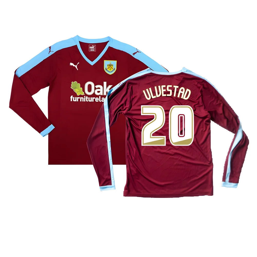 Burnley 2015-16 Long Sleeve Home Shirt ((Excellent) S) (Ulvestad 20)
