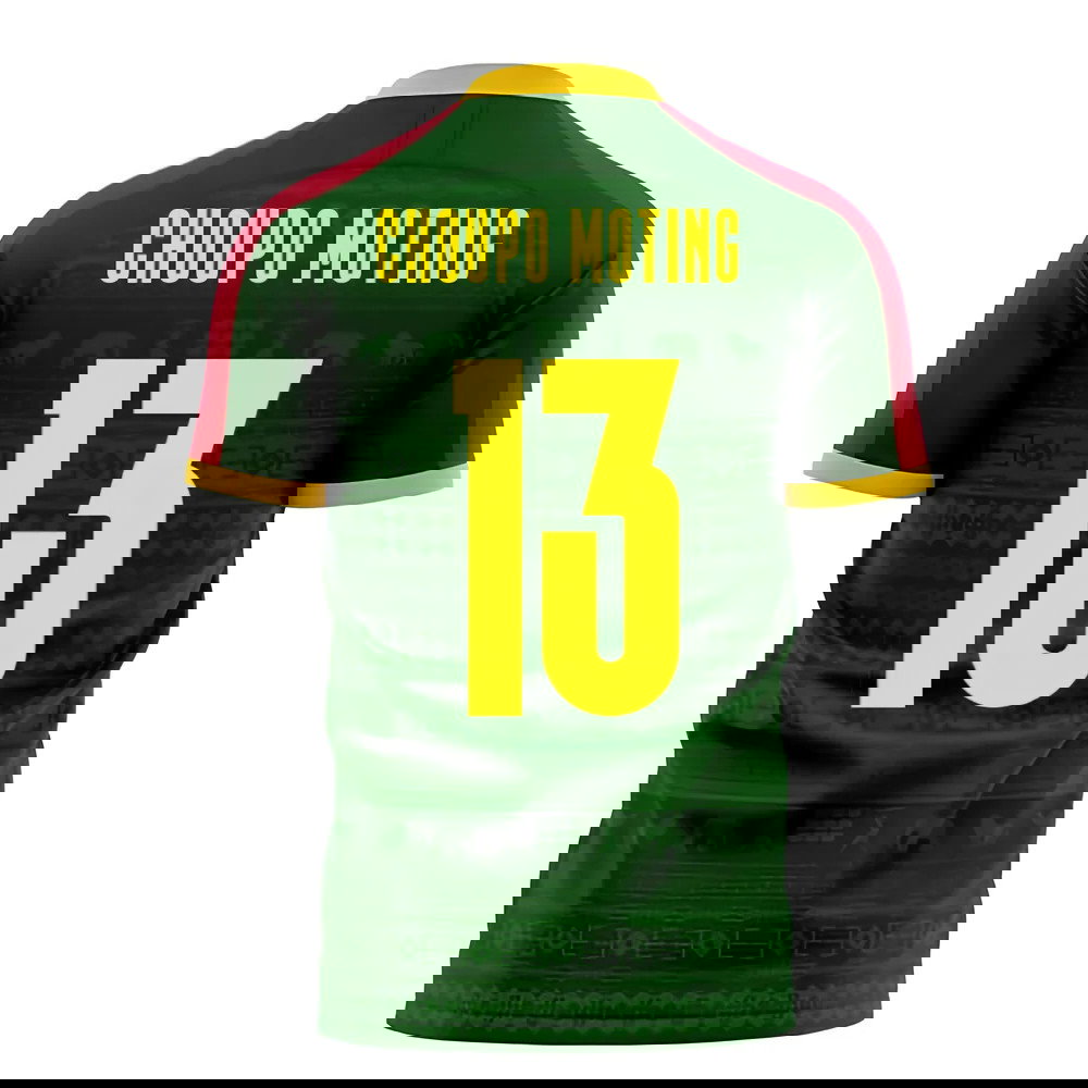 Cameroon 2025-2026 Home Concept Football Kit (Libero) (CHOUPO MOTING 13)