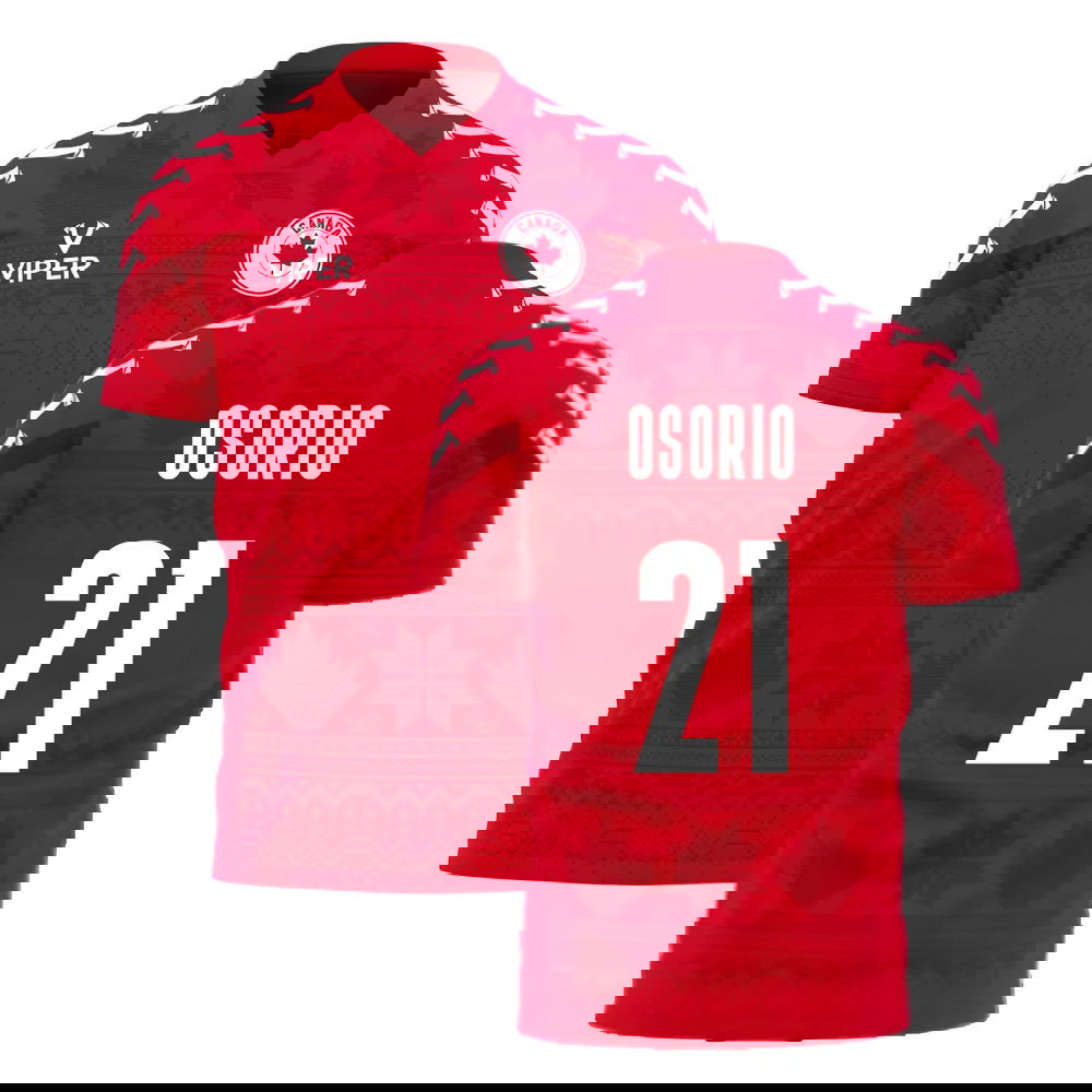 Canada 2025-2026 Home Concept Football Kit (Viper) (Osorio 21)