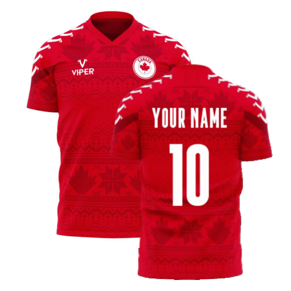  Canada 2025-2026 Home Concept Football Kit (Viper) (Your Name)