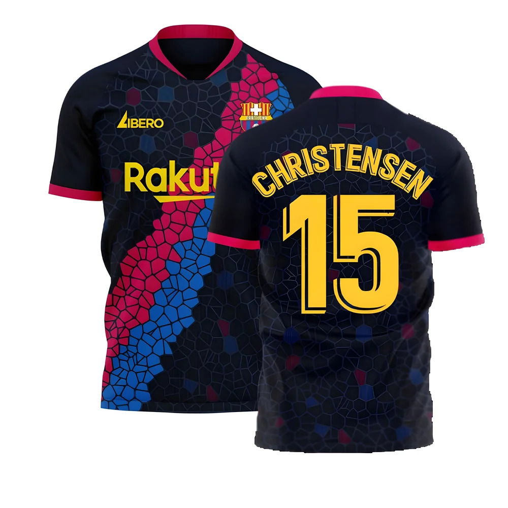  Catalonia 2025-2026 Away Concept Football Kit (Libero) (CHRISTENSEN 15)