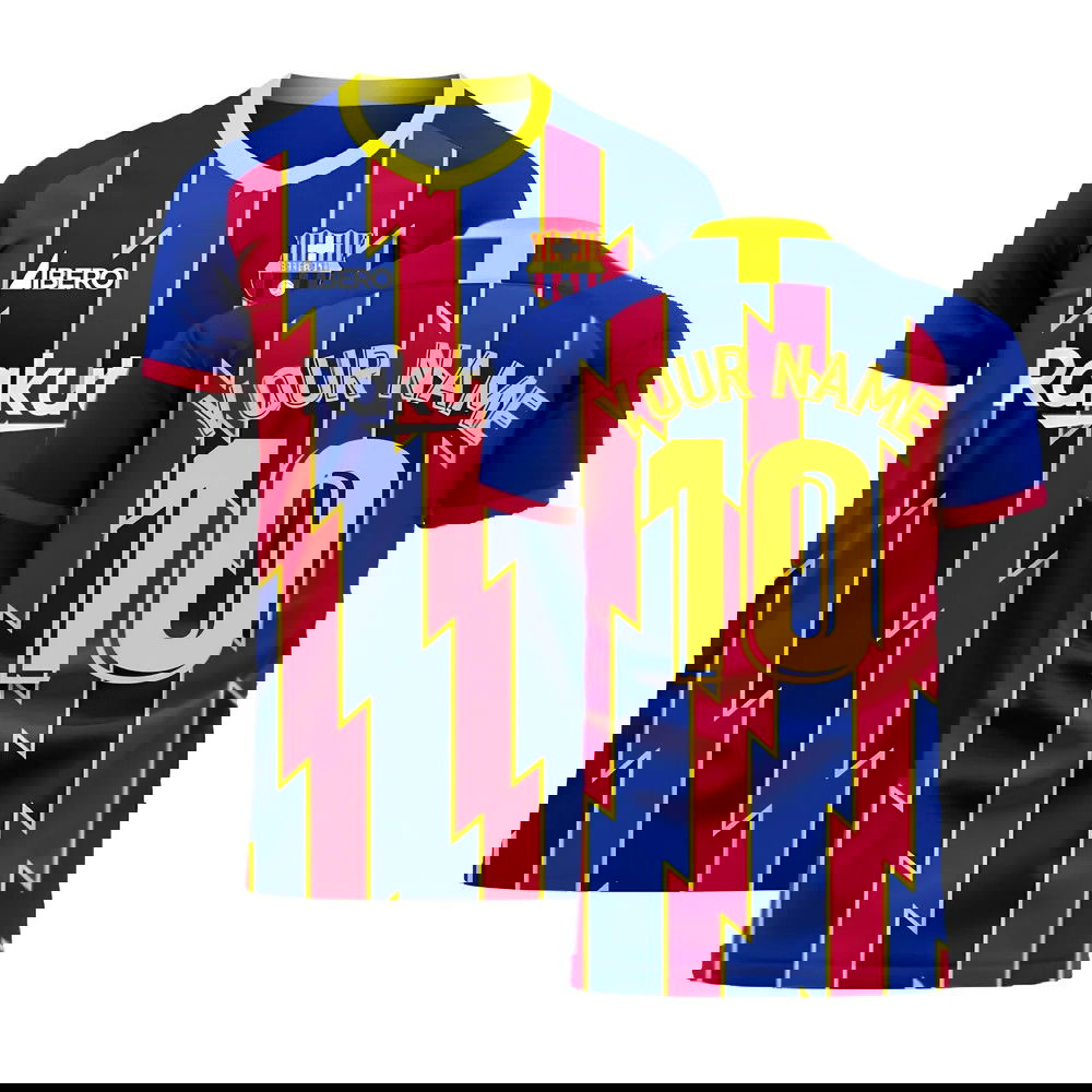  Catalonia 2025-2026 Home Concept Football Kit (Libero) (Your Name)