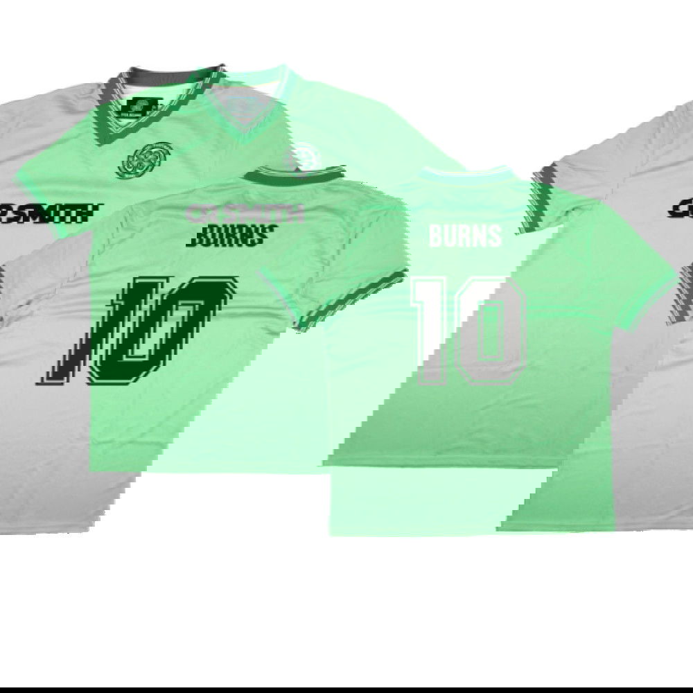 Celtic 1984-1986 Away Retro Football Shirt (Burns 10)