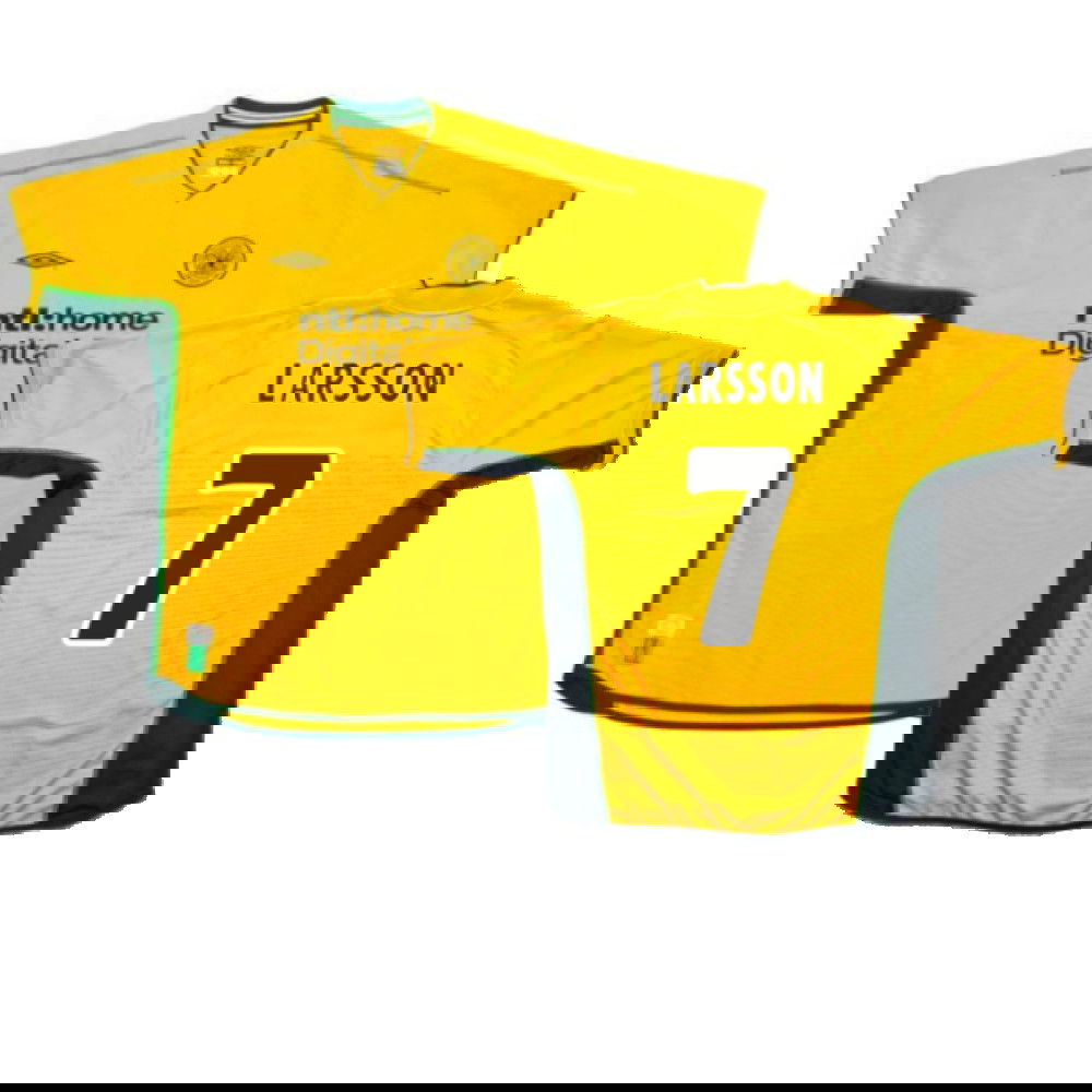 Celtic 2002-03 Away Shirt (Excellent) (Larsson 7)