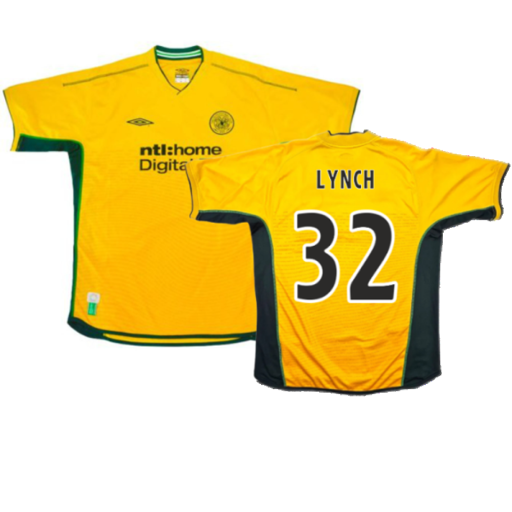 Celtic 2002-03 Away Shirt (Excellent) (Lynch 32)