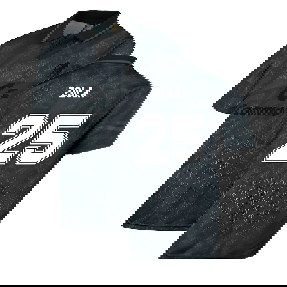 Chelsea 1992 Black Out Retro Football Shirt (Zola 25)