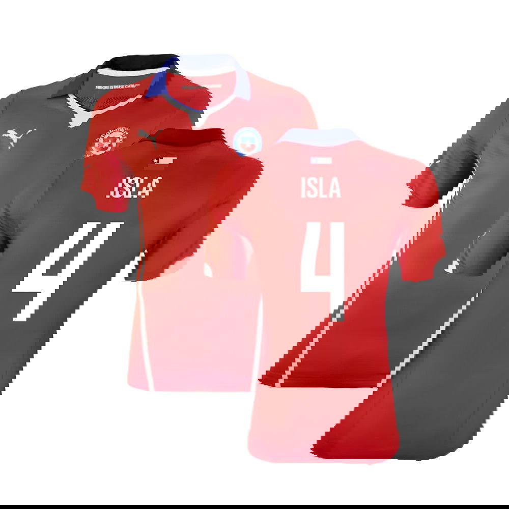 Chile 2014-15 Home Shirt ((Excellent) XL) (Isla 4)