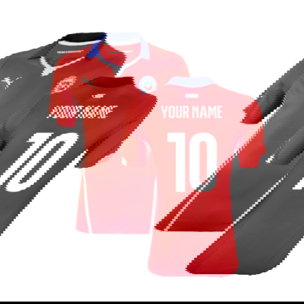 Chile 2014-15 Home Shirt ((Excellent) XL) (Your Name)