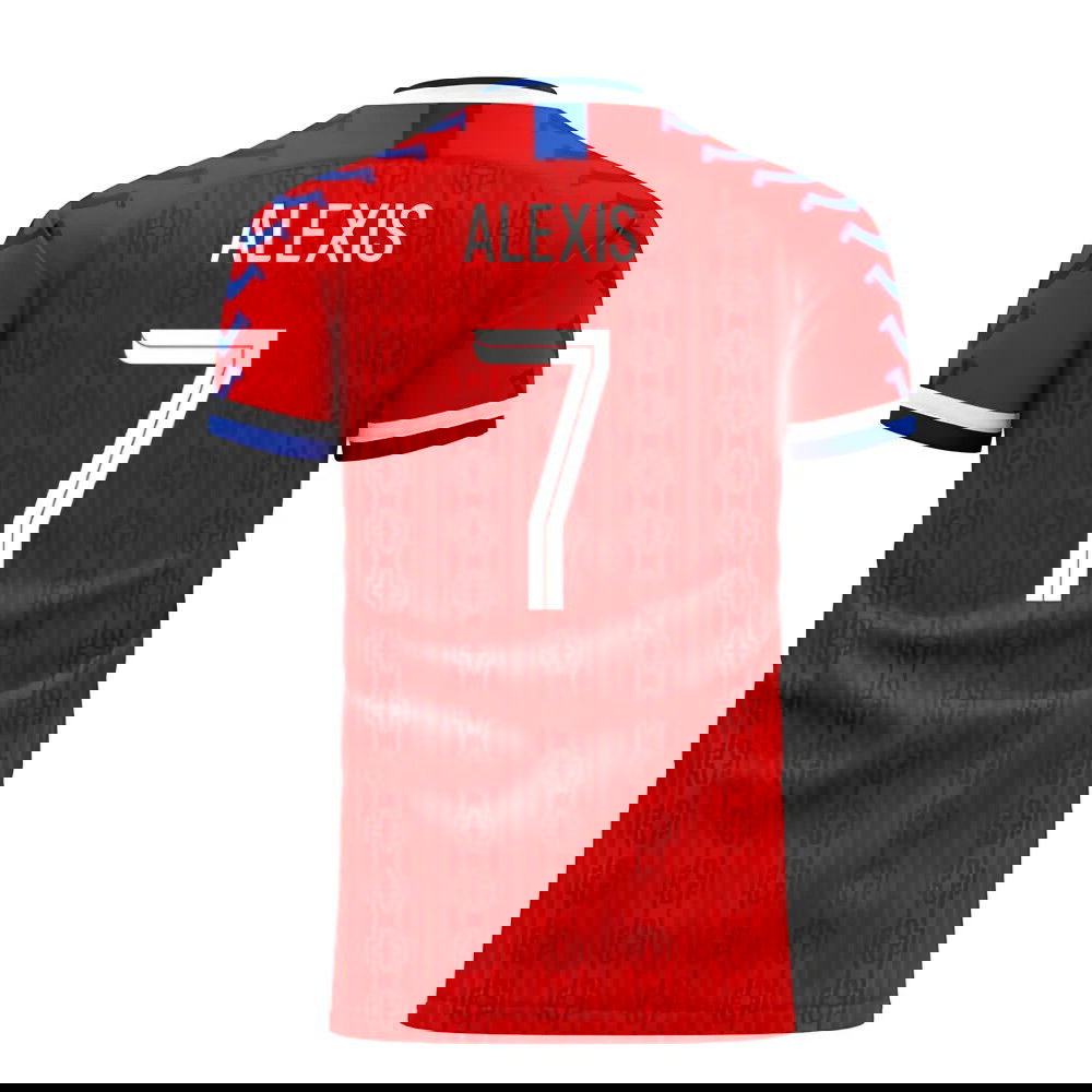 Chile 2025-2026 Home Concept Football Kit (Viper) (ALEXIS 7)