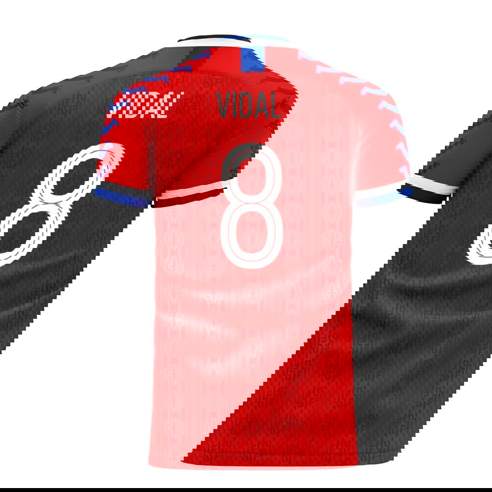 Chile 2025-2026 Home Concept Football Kit (Viper) (VIDAL 8)