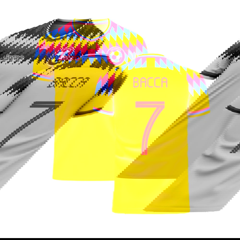 Colombia 2025-2026 Home Concept Football Kit (Libero) (BACCA 7)