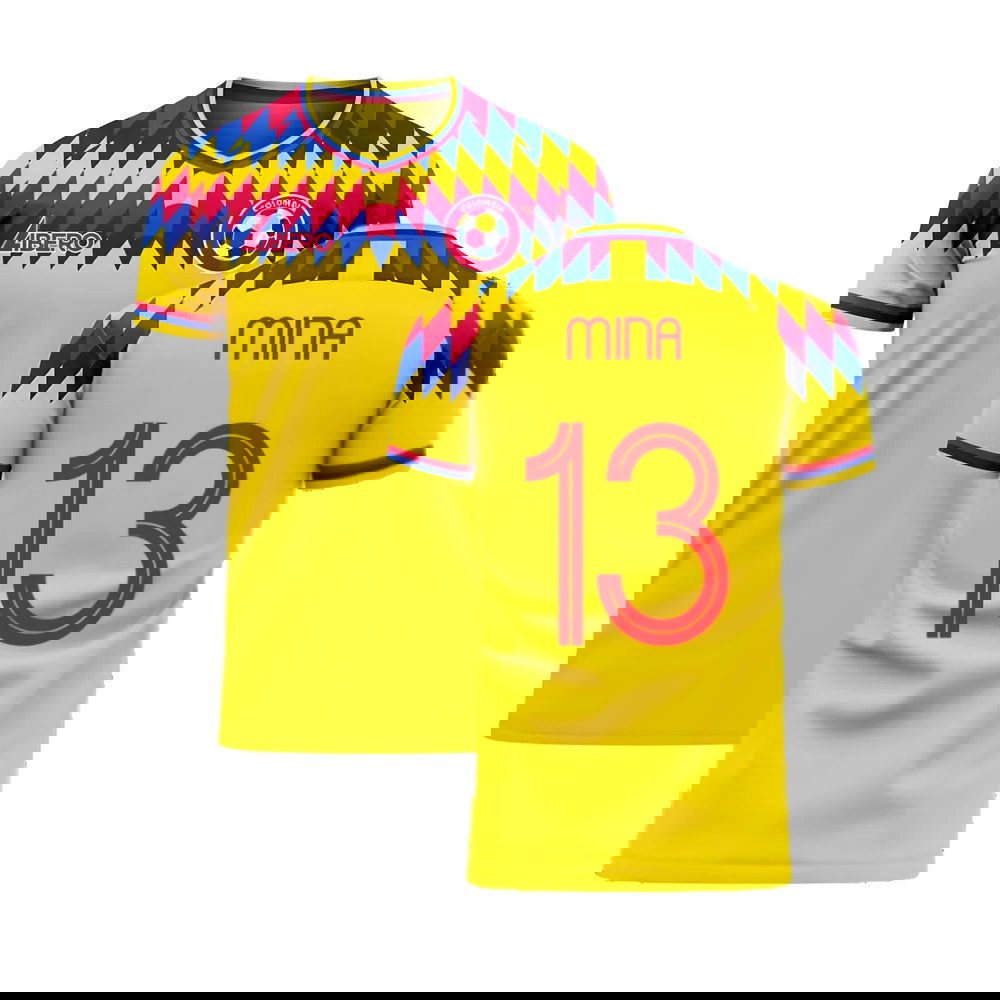 Colombia 2025-2026 Home Concept Football Kit (Libero) (MINA 13)