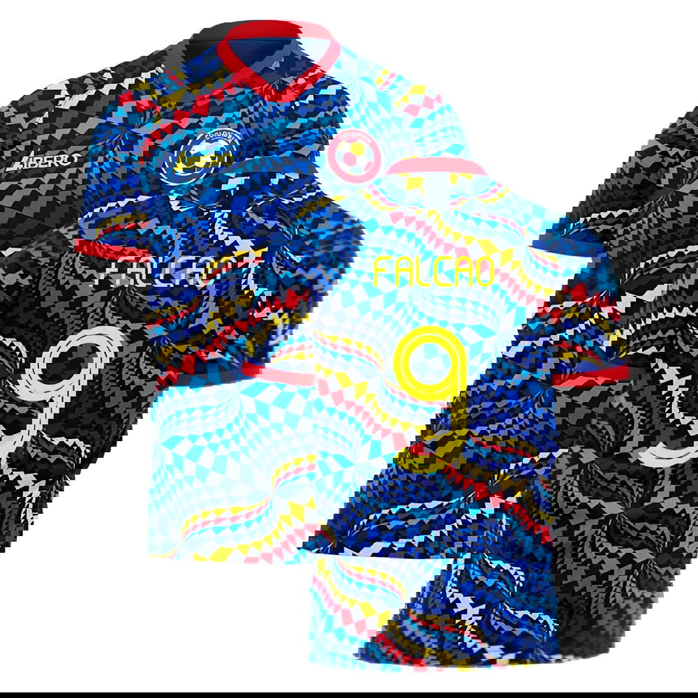  Colombia 2025-2026 Fourth Concept Football Kit (Libero) (FALCAO 9)