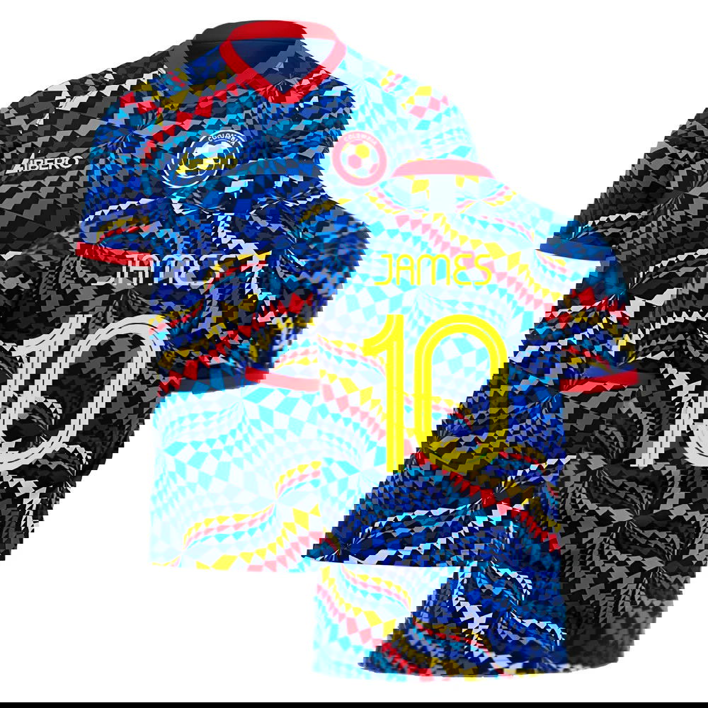  Colombia 2025-2026 Fourth Concept Football Kit (Libero) (JAMES 10)