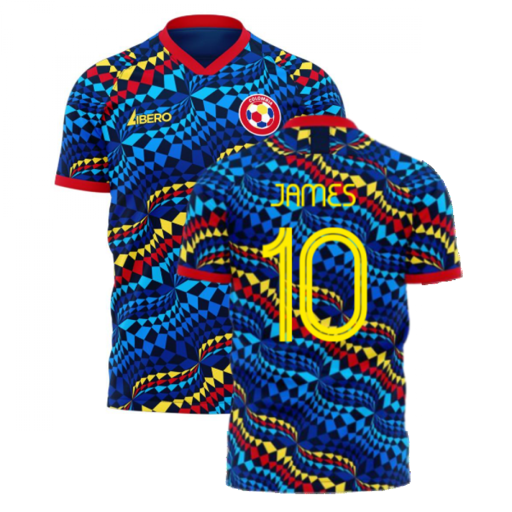  Colombia 2025-2026 Fourth Concept Football Kit (Libero) (JAMES 10)
